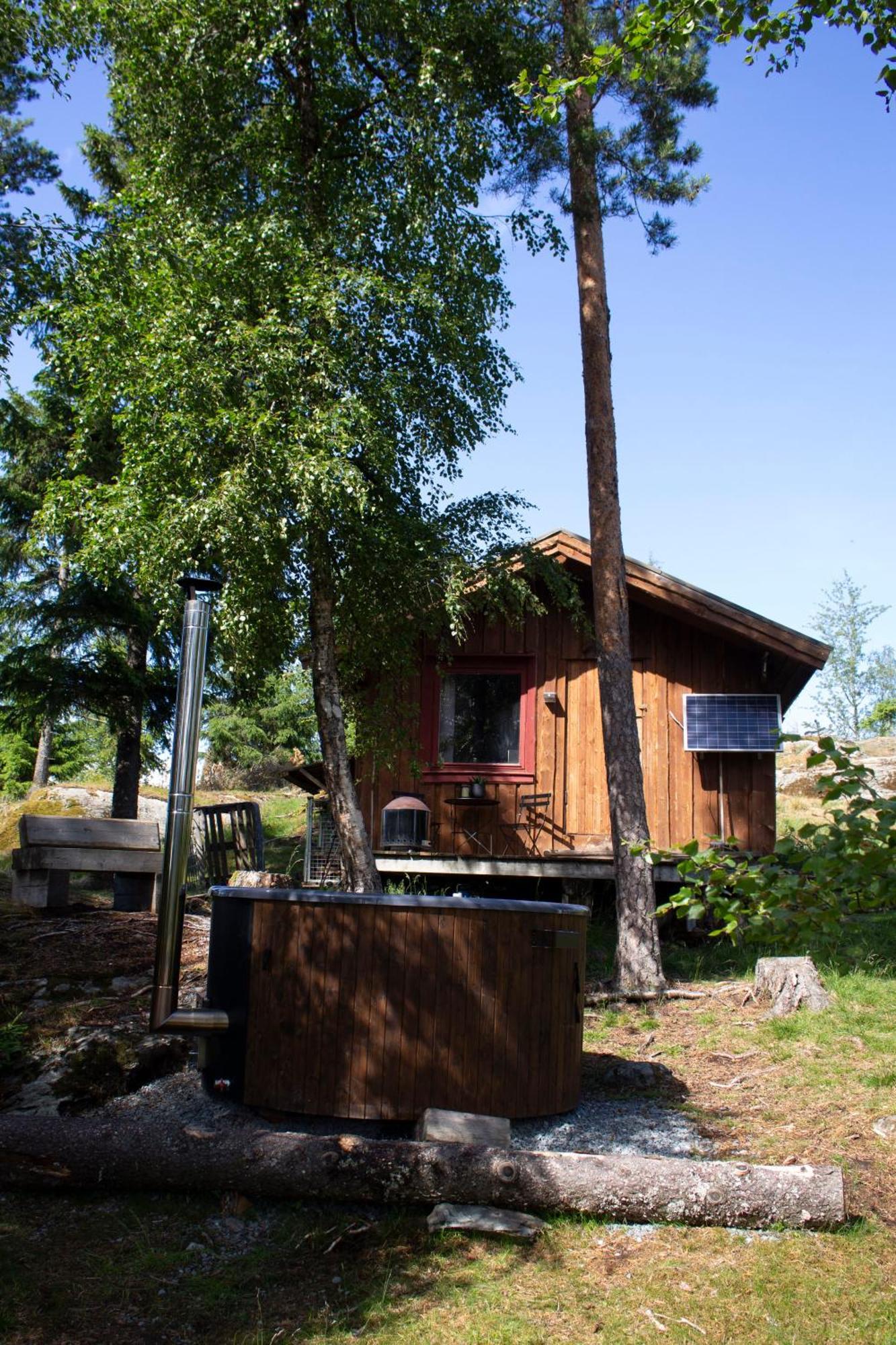 Cosy Cabin Without Running Water And Electricity Hotell Levanger Exteriör bild